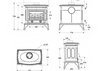 Печь-камин Везувий АST-13 