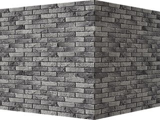 Декоративный камень 307-85 White Hills "Бремен брик" (Bremen brick), серый, угловой