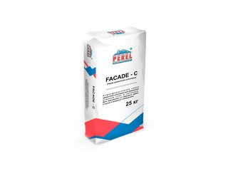Цементная шпатлевка Perel Facade - c 0650 для финишной отделки, 25 кг