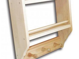 Полка банная 2 уровня 3 рожка СК М-53