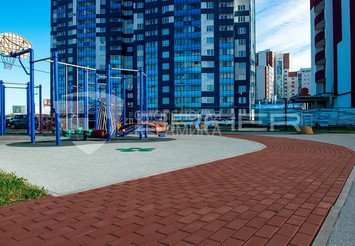 Тротуарная плитка BRAER Прямоугольник Красный, 60 мм 5