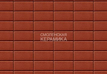 Тротуарная плитка BRAER Прямоугольник Красный, 60 мм 1