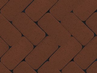 Клинкер тротуарный ЛСР «ЭДИНБУРГ» классик R темно-красный