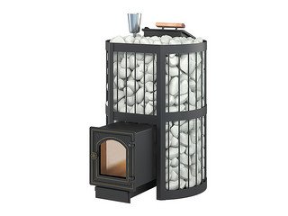 Печь чугунная для бани Везувий Ураган Стандарт 22 (ДТ-4С)