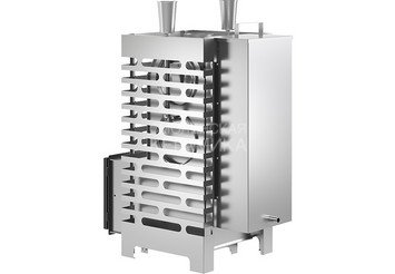 Печь для бани ASTON 20 INOX (ИНОКС) стекло 