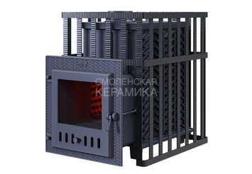 Печь чугунная для бани Технолит Гефест ЗК в сетке 30 (М) 1
