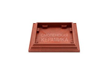 Колпак на столб WEECO 38,5х38,5 см, цвет терракот 4