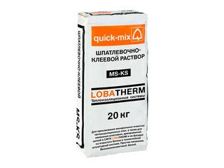 Шпатлевочно-клеевой раствор Quick-mix легкий MS-KS wa 20 кг
