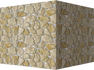 Декоративный камень 605-15 White Hills "Хантли" (Huntly), бежевый, угловой