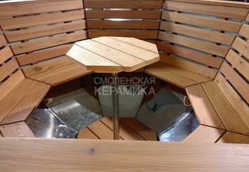 Внутренний столик для банного чана 1