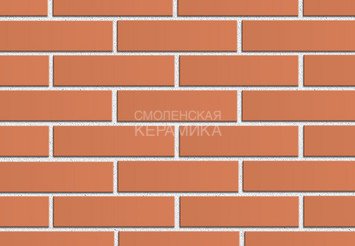 Кирпич облицовочный керамический ЖКЗ Красный Гладкий 1НФ 3