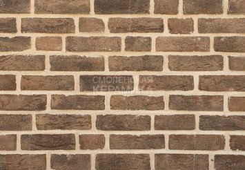 Фасадная плитка ручной формовки Real Brick «Europe» коричневый 1