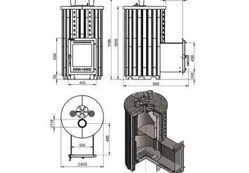 Печь для бани Эверест 