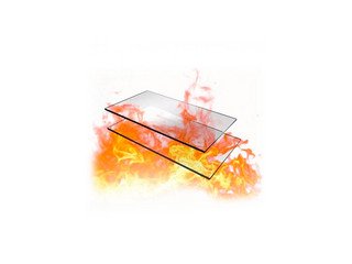 Стекло ROBAX для дверки топочной ДТГ-8С (218х251мм), Кижи