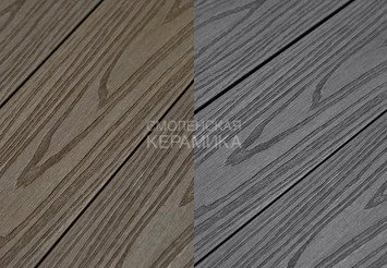 Доска террасная CM Decking REVERSE 3000х138х23 мм Волнат\Чаркол 1