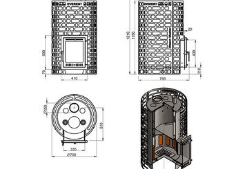 Печь для бани Эверест 