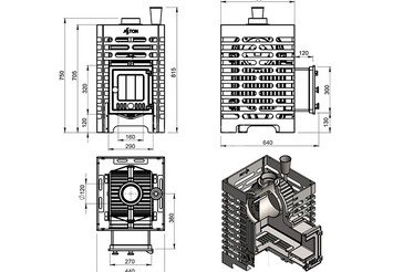 Печь для бани ASTON «Шторм 16» (ДТ-4С) 9