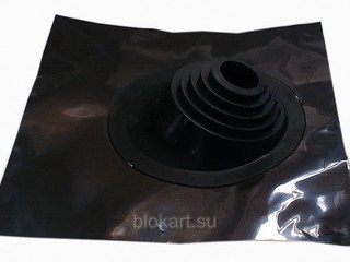 Фланец Мастер Флеш YS-06 660х660 (d 203-280) (RES-2 угл/BLACK-P) цв. черный