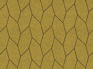 Тротуарная плитка Выбор "Скошенный шестиугольник" Гранит, желтый, 60 мм