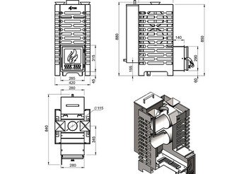 Печь для бани ASTON 20 АКВА 4