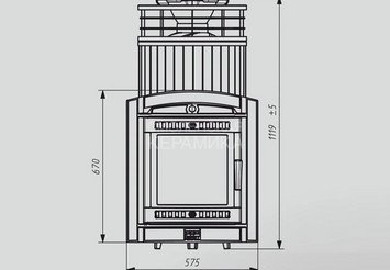 Печь банная 