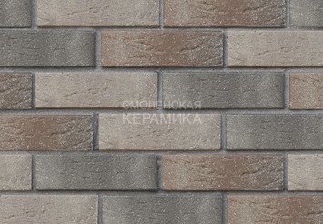 Кирпич лицевой керамический ЛСР Красный флэш с пепельной посыпкой ультра 1НФ 3