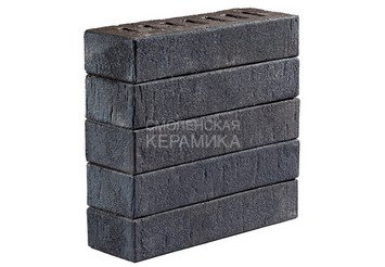 Кирпич клинкерный КЕРМА FABER JAR Ригель Смольный 0,6 НФ 3