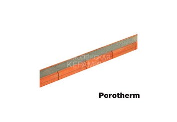 Керамобетонная перемычка Porotherm 120/65 мм; L 1,75м 1