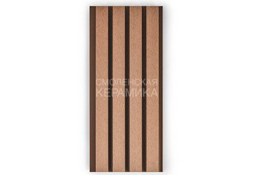 Фасадная панель Реечная EasyDecking Wood-X 219×26×3010 мм, Венге 2