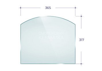 Дверка ВЕЗУВИЙ каминная 205 (Бронза) 2