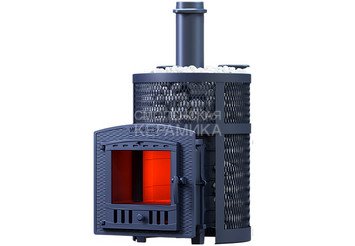 Печь чугунная для бани Технолит ИСКАНДЕР 3K 18 (П2) Pro Ураган 1