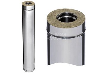 Сэндвич 1,0 м (AISI 430/0,8мм + нерж.) Ф160х250, Ferrum HF 30-50 1