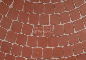 Клинкер тротуарный ЛСР «ЭДИНБУРГ» квадро R (под распил) темно-красный 2