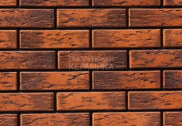 Кирпич лицевой Воротынский КЗ, Красный Магма 1НФ 1