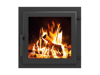 Дверка ВЕЗУВИЙ каминная 460 (М) Антрацит