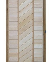 Дверь банная (липа) 1,70х0,70, ДГ-07, ЛЕВАЯ