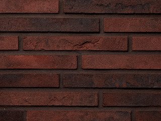 Плитка ручной формовки Real Brick Коллекция 1 ригель, RB 1-04 бордовый