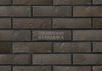 Кирпич облицовочный БРАЕР КЛАДКА Нуар Терра, 0,7 НФ 1