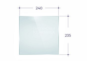 Дверка ВЕЗУВИЙ каминная 210 (Антрацит) 2
