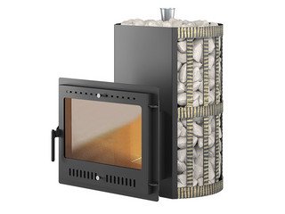 Печь ВЕЗУВИЙ Скиф Парогенератор Ковка Панорама "М"