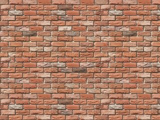 Декоративный камень 305-50 White Hills "Бремен брик" (Bremen brick), оранжевый, плоскостной