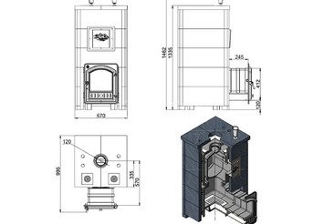 Печь Эверест 