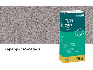 Сухая затирочная смесь STRASSER для широких швов (5-30мм), FUG FBR серебристо-серый