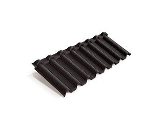 Композитная черепица Metrotile GALLO Чёрный