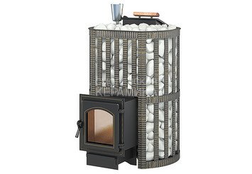 Печь чугунная для бани Везувий Ураган Ковка 22 (270) 1