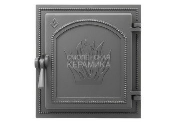 Дверка ВЕЗУВИЙ каминная 271 (Антрацит) 1