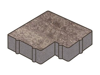 Тротуарная плитка Готика, "Калипсо Natur", 60 мм, какао