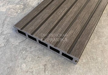 Террасная доска двухсторонняя Latitudo Mega, 3000 мм, венге 3
