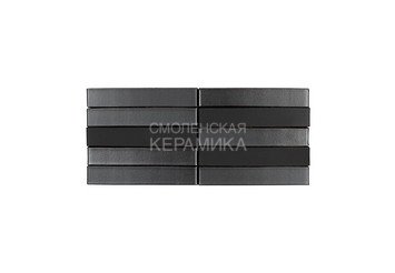 Кирпич ригельный керамический RECKE 0,8НФ арт. 5-32-00-0-00 черный 1