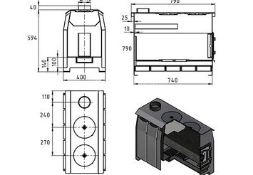 Печь отопительная Везувий 